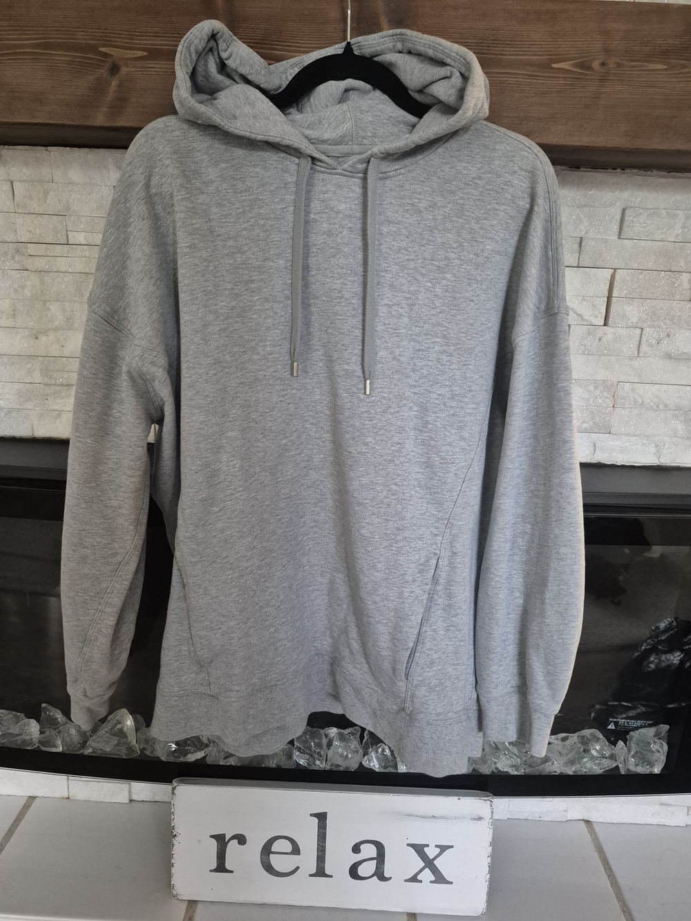 Lululemon Classic Womens Grey Hoodie Sweatshirt - Comfortable Everyday Pullover